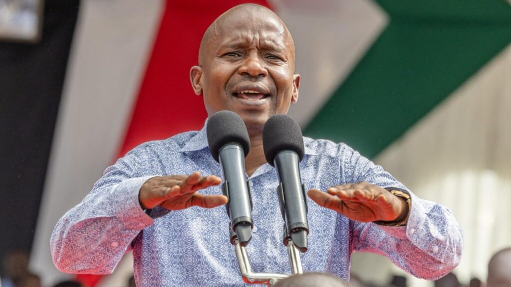 Kindiki: Power Cannot Be Gained Through Violence