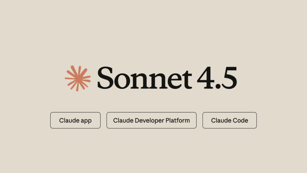 Anthropic Launches Claude Sonnet 4.5, Touts “Best Coding Model in the World”