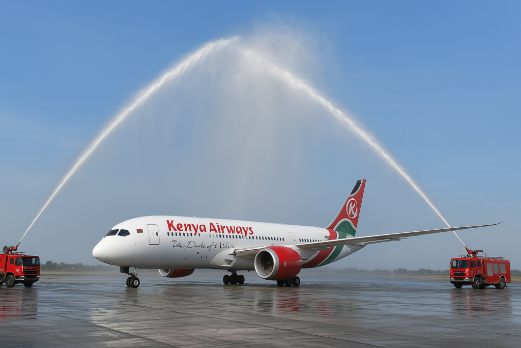 Water Salute: The Rare Honour Given to Raila Odinga’s Final Flights