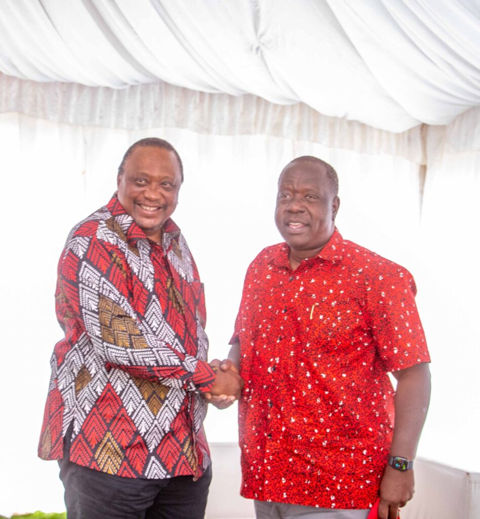 Uhuru Kenyatta Endorses Fred Matiang’i for 2027 Presidency as Jubilee Deputy Leader