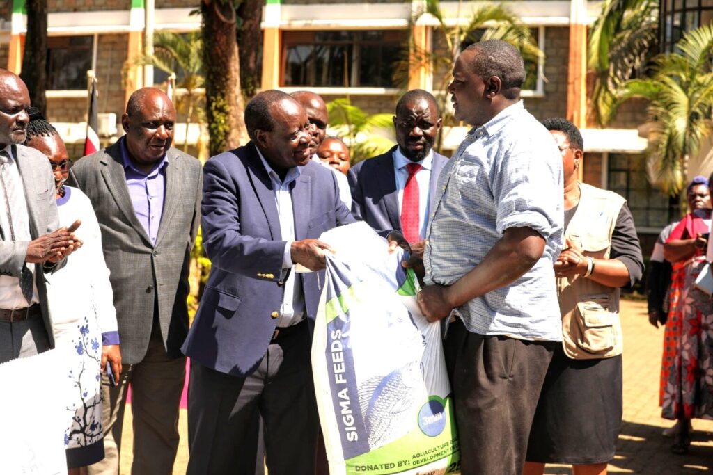 NORAD Donates 3,600 Bags of Fish Feed to Boost Vihiga Aquaculture