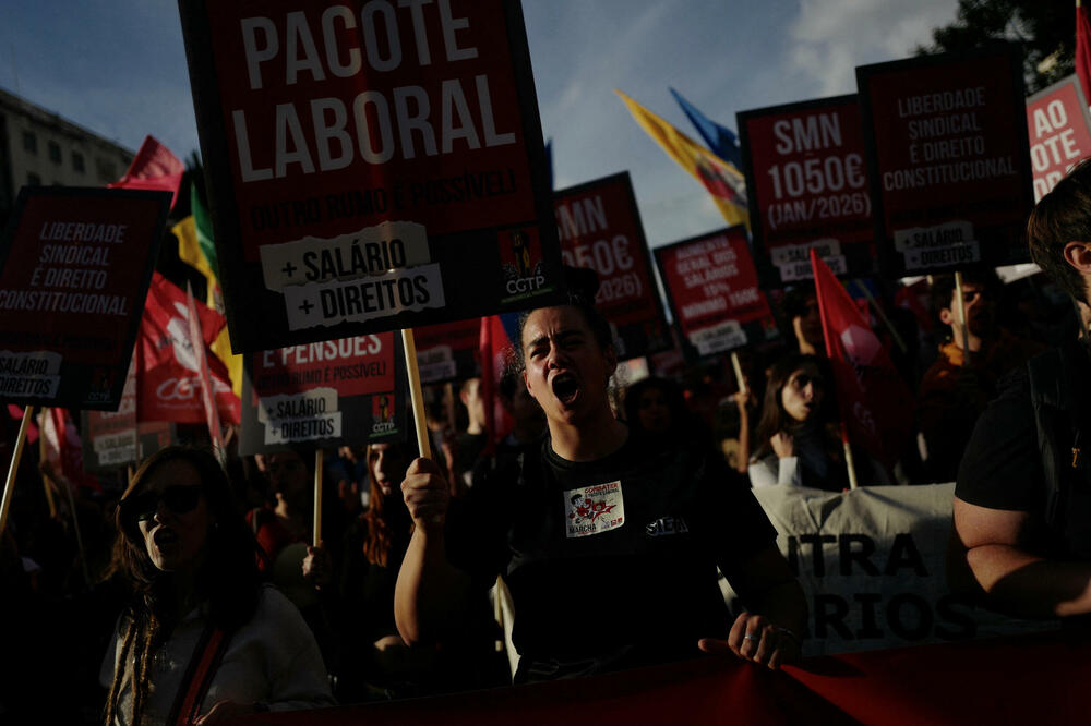 Tens of Thousands Protest in Lisbon Against Controversial Labour Laws