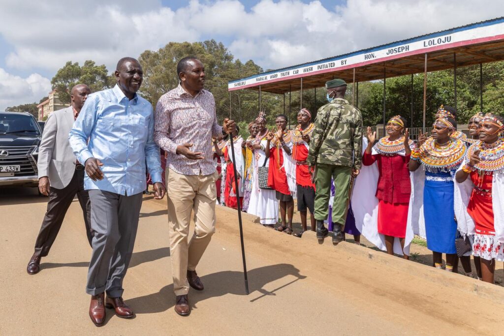 President Ruto Joins Worshippers at ACK Maralal Service