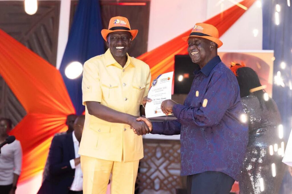 Ruto Declines ODM Return, Explains Yellow Kaunda Suit at Founders Dinner
