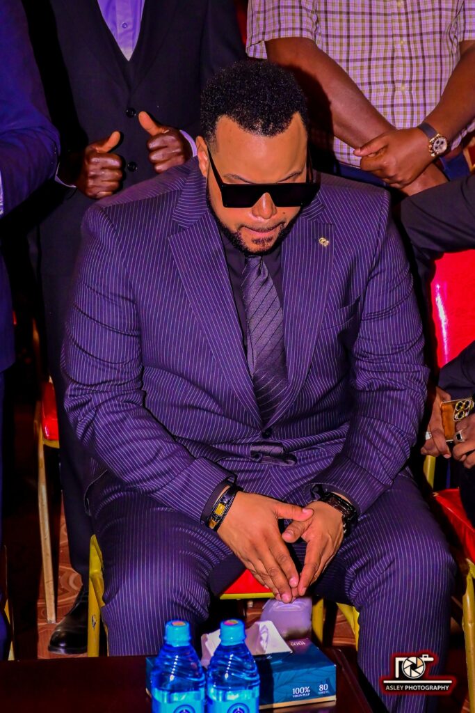 Hiram “Tash” Gitau Delivers Tearful Tribute to Late Wife Betty Bayo at Kiambu Memorial Service